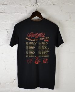 AEROSMITH PERMANENT VACATION TOUR T Shirt KM