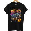 Rusty Wallace Black Vintage Car T Shirt KM