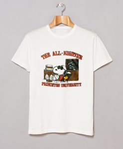 Vintage Snoopy Princeton University T Shirt KM