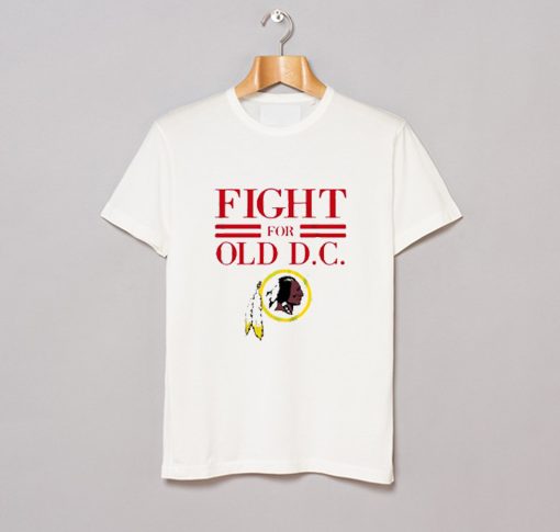 Washington Redskins fight for old DC T Shirt KM