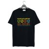 Four Seasons Landscaping Lawn T Shirt KM Black