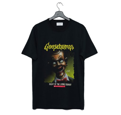 Goosebumps Night Of The Living Dummy T Shirt KM Black