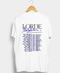 Lorde Melodrama T Shirt KM Back
