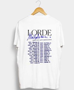 Lorde Melodrama T Shirt KM Back