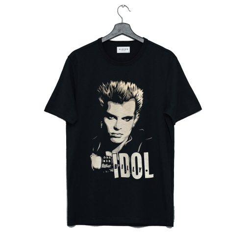 Billy Idol T Shirt KM Black