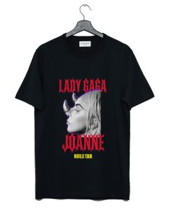 Lady Gaga Official Horns Black T-Shirt KM