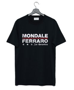 Mondale Ferraro For America T Shirt KM