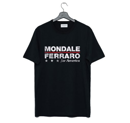 Mondale Ferraro For America T Shirt KM