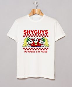 Shy Guys Burgers n Fries T Shirt KM