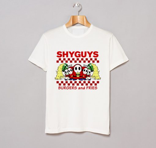 Shy Guys Burgers n Fries T Shirt KM