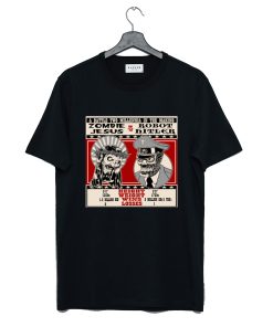 Zombie Jesus VS Robot Hitler T Shirt KM