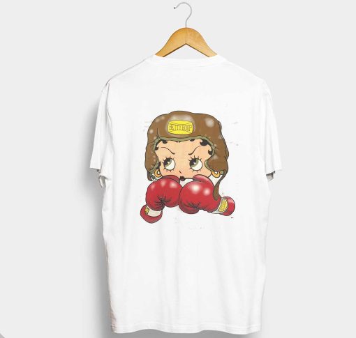 Betty Boop Boxing T-Shirt KM Back