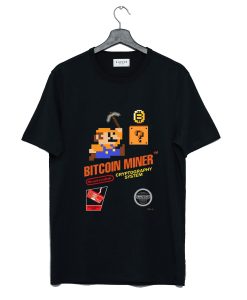 Bitcoin Miner Super Mario Kripto T Shirt KM