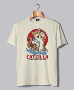 Catzilla White T Shirt KM