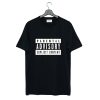 Parental Advisory Black T-Shirt KM