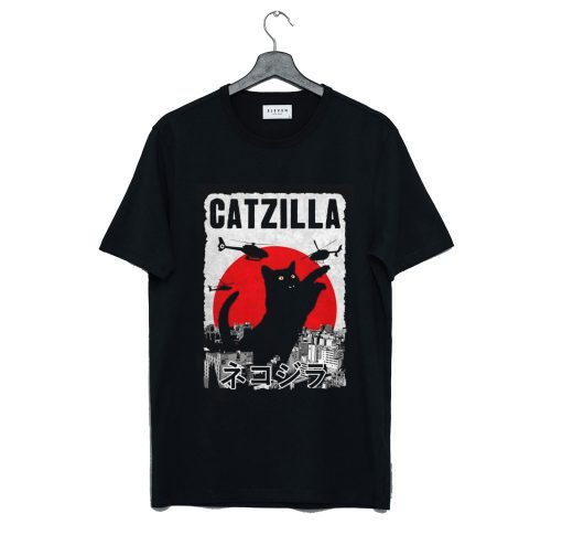 Retro Catzilla T Shirt KM