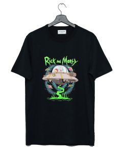 Rick And Morty UFO Big T Shirt KM