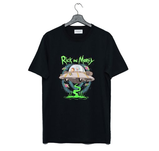 Rick And Morty UFO Big T Shirt KM