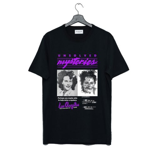 Unsolved Mysteries Black Dahlia T-Shirt KM