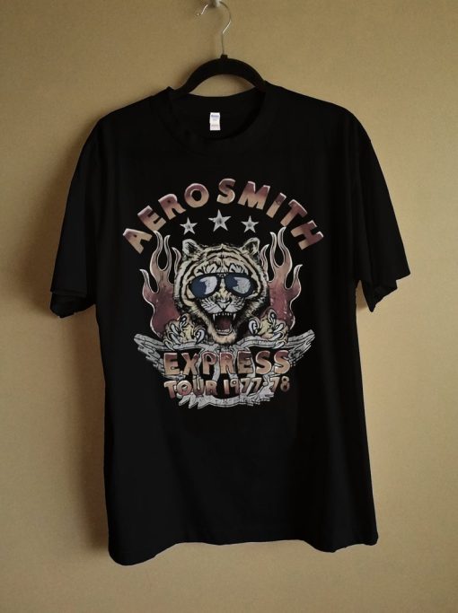 Aerosmith Express Tour tee 1977-1978 T-Shirt KM