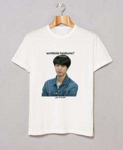 BTS Jin Worldwide Handsome Kpop T Shirt KM