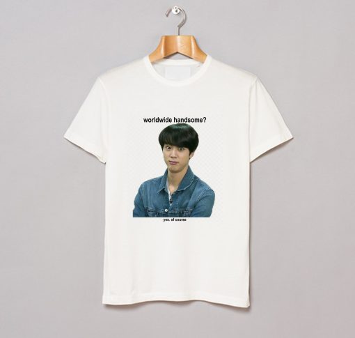 BTS Jin Worldwide Handsome Kpop T Shirt KM