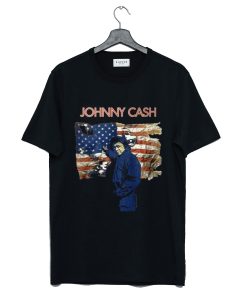 Johnny Cash USA Flag T Shirt KM