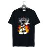 Kiss Mickey Mouse Band Black T-Shirt KM