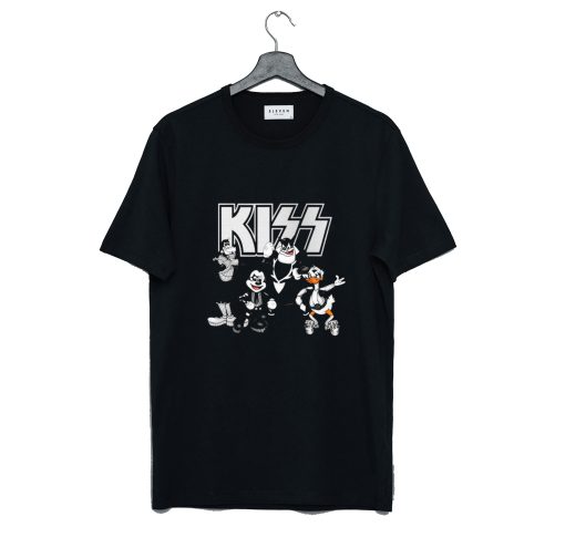 Mickey mouse and Friends Disney Kiss band T Shirt KM