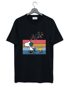 Snoopy Woodstock Roller Skating Classic T-Shirt KM