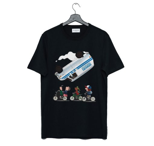 Stranger Things Eleven flip over the Van Hawkins power T-Shirt KM