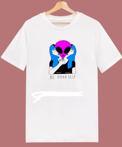 Be Yourself Alien T Shirt Whiite KM