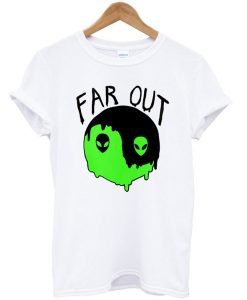 Far Out Yin Yang Alien Planet T-Shirt KM