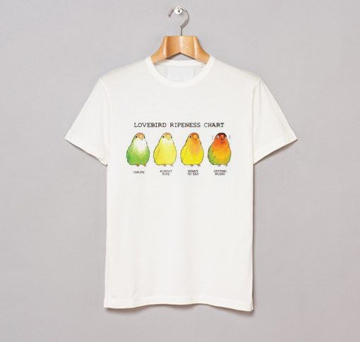 Lovebird Ripeness Chart T Shirt KM