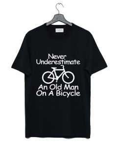 Never Underestimate An Old Man On A Bicycle T-Shirt KM