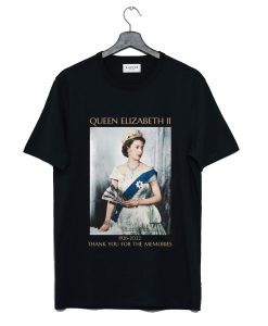 The Queen Elizabeth Ii Young Thank You For The Memories T Shirt KM