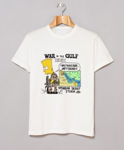 War In The Gulf Bart Simpson T Shirt KM