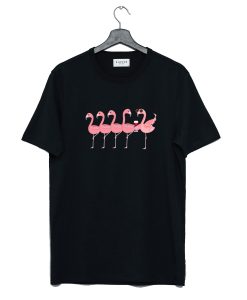 Wine And Flamingo T Shirt KM