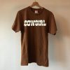 Brown cowgirl graphic T Shirt KM