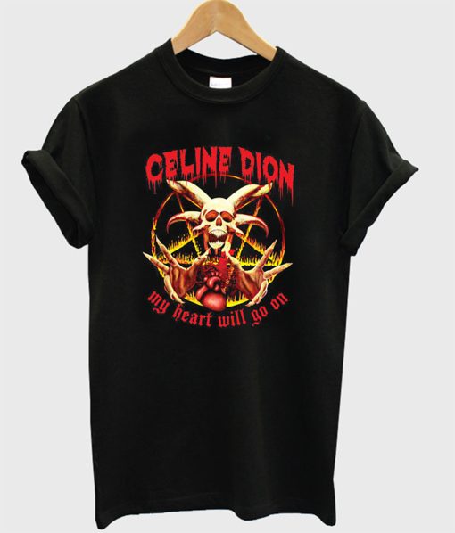 Celine Dion Heavy Metal T-Shirt KM