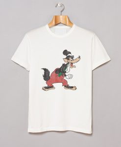 Disney Men's Three Little Pigs Big Bad Wolf T-Shirt KM