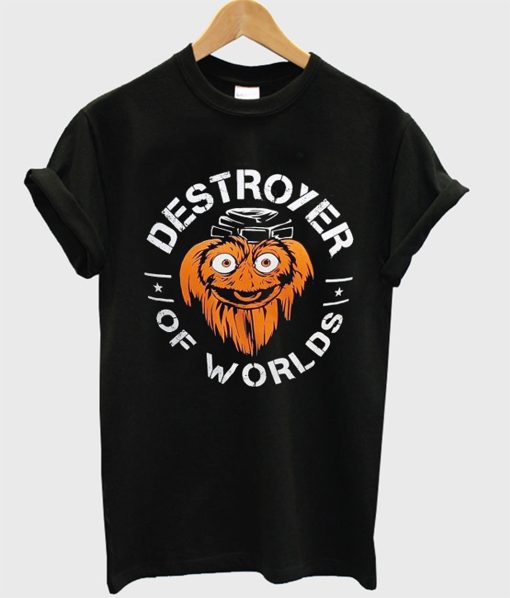 Gritty Destroyer Of Worlds Charcoal T-Shirt KM