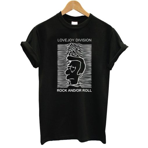 Homer Simpson Lovejoy Division Rock And Or Roll T-Shirt KM