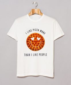 I Like Pizza More Than People T-Shirt KM