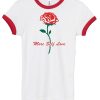 More Self Love Red Ringer T-Shirt KM