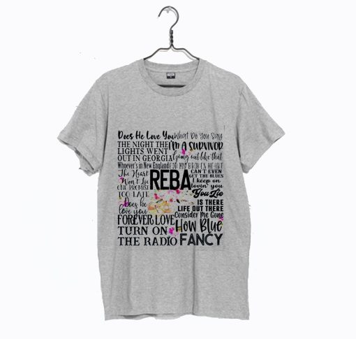 Reba Songs Concert Fan T-Shirt KM