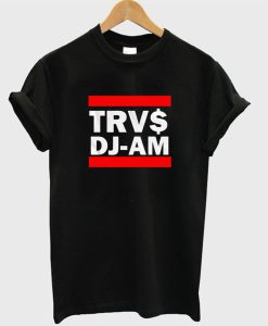 TRVS DJ-AM Black T-Shirt KM