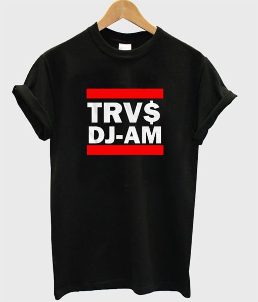 TRVS DJ-AM Black T-Shirt KM