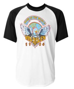 Tour worls van halen 1984 Baseball T-Shirt KM