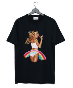 Album Merch Tour Mariah Carey Rainbow Shirt KM